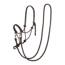 Веревочный недоуздок+повод+чомбур All-in-One