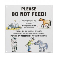 Табличка "Do not feed!"