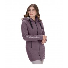 Пальто флисовое с капюшоном Greta