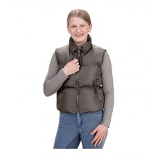 Детский укороченный стеганый жилет